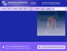 Tablet Screenshot of endodonticassoc.com